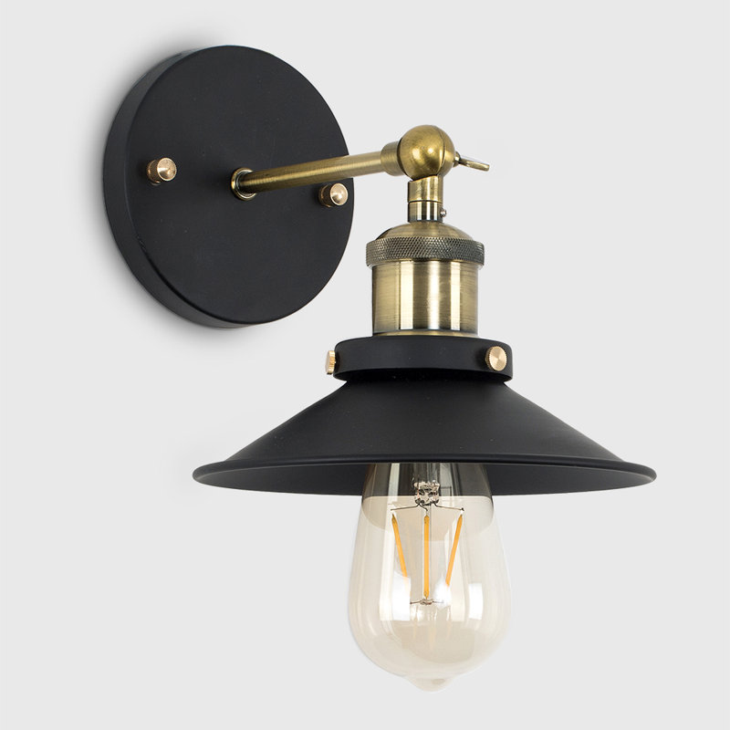 Harris Glass Armed Sconce, Not Included