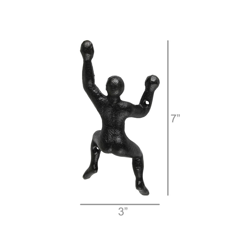 Climber Cast Iron Wall Hook
