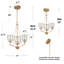 Lustre géométrique unique à 3 lumières-1469101056