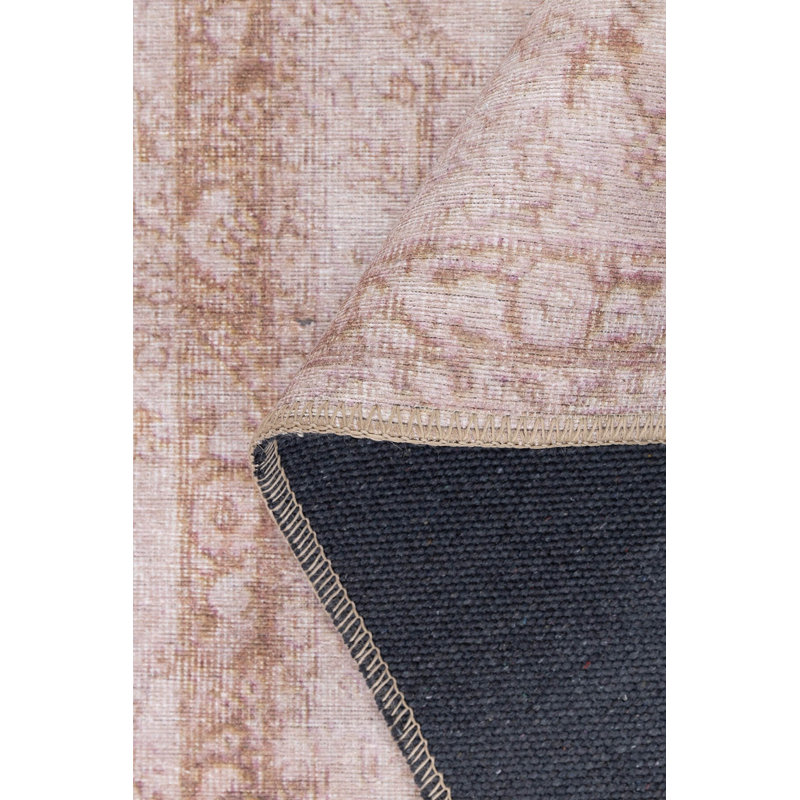 Luxurious Beige Area Rug, 4.6 x 6.2 ft | 100% Polyester, 1850 g/m² | Soft 0.16 in Pile Height, Recycled Poly Cotton Underside | Machine Carpet, Eco-Friendly Design | Ideal for Living Room, Bedroom & More