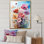 Motif floral minimalisme pré - imprimé