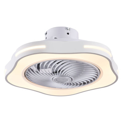 20'' Flush Mount Dimmable Ceiling Fan