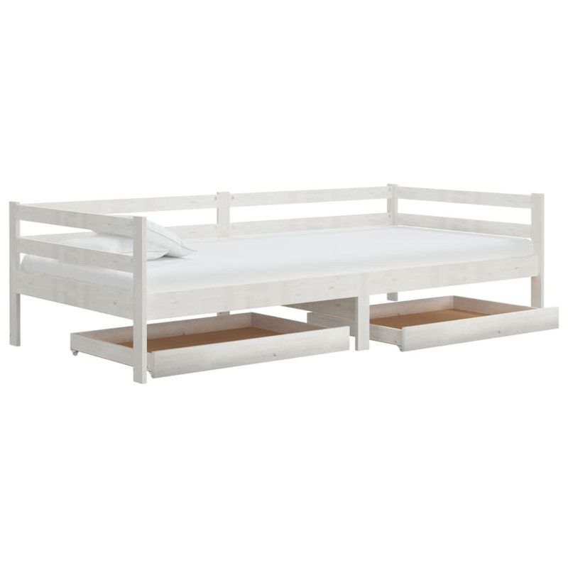 Michalak Underbed Storage Drawers, White