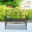 Banc de jardin en métal Ridenour Sunleaves