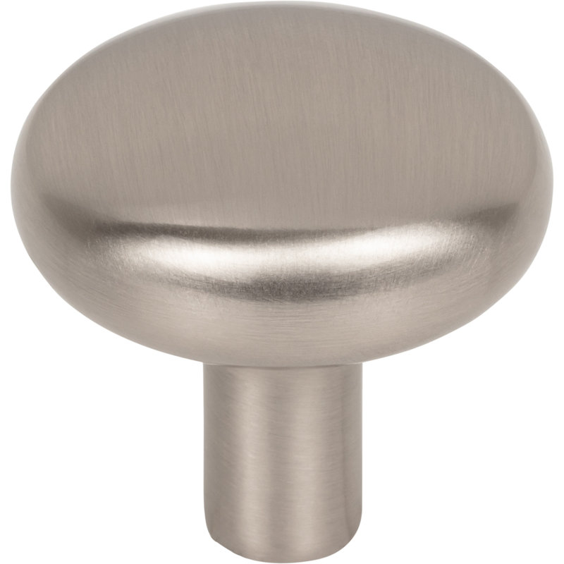 Loxley Mushroom Knob, Satin Nickel