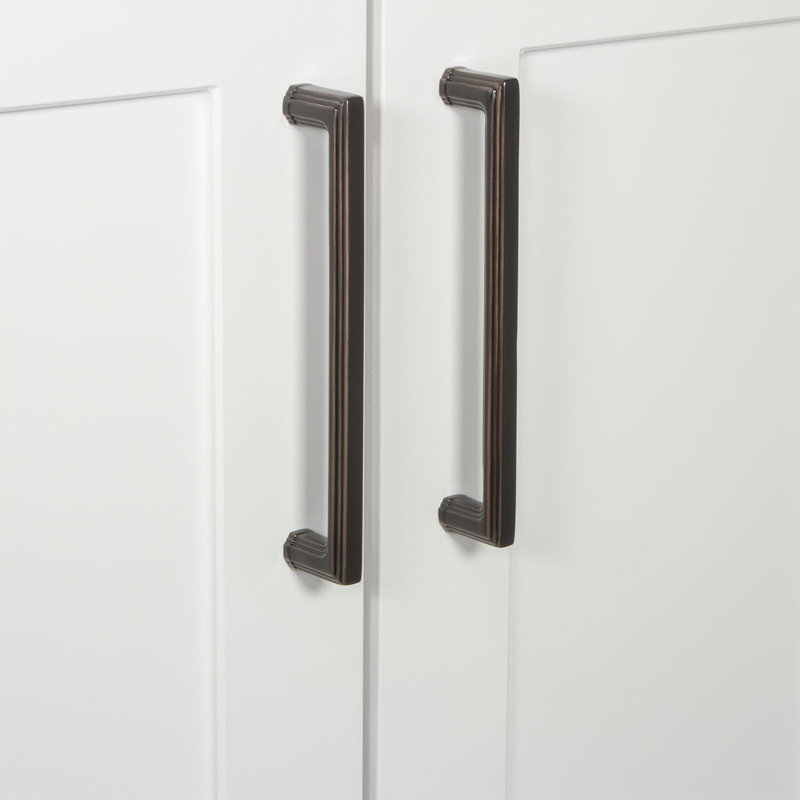 Brass Bar Pull, 6", Timeless Bronze