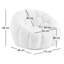 Atrani Candiece Compact Tufted Papasan Chair-701555501