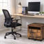 Industrial Style File Cabinet with Drawer and Open Shelf,Weathered Oak Wood Finish,Rolling Casters for Home Office