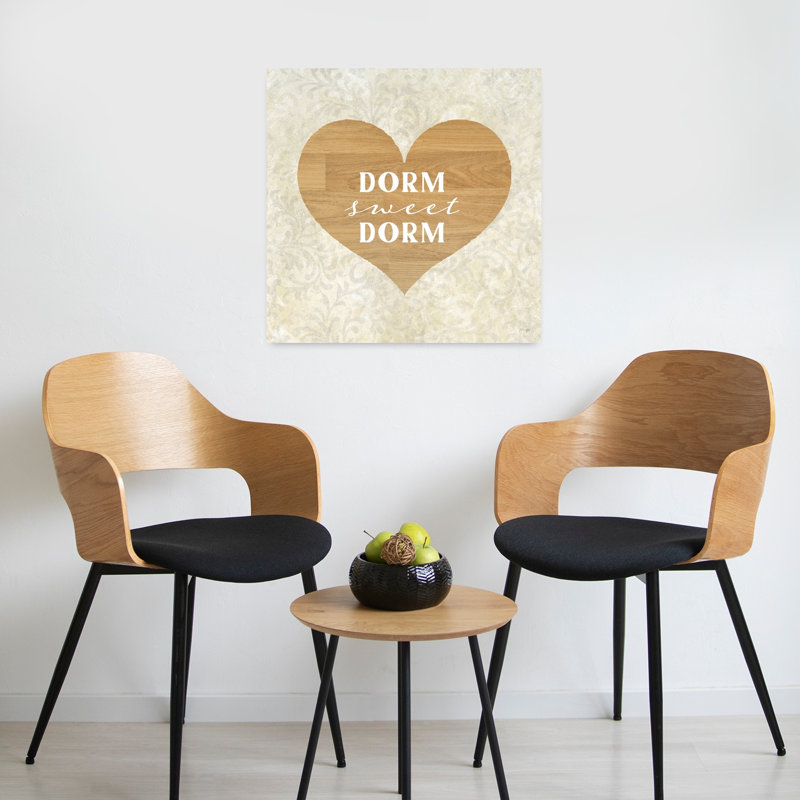 «Dorm Sweet Dorm», art contemporain abstrait, H 24 po x l 24 po
