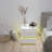 High Glossy 2 Drawers Bedside Table With RGB Led Light Nightstand With Tooth Control