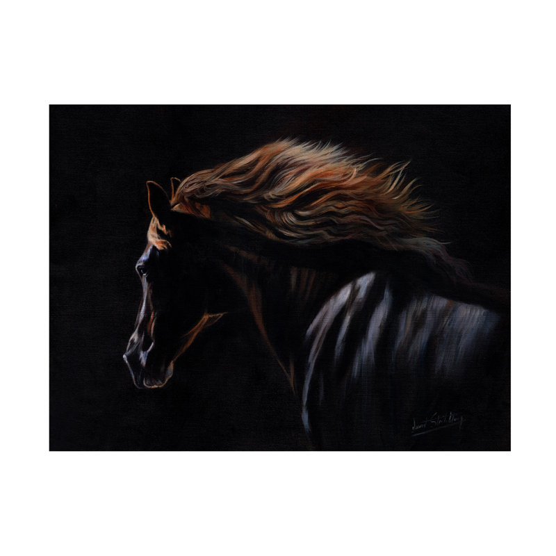 «David Stribble Peruvian Paso», art sur toile, H 14 po x l 19 po