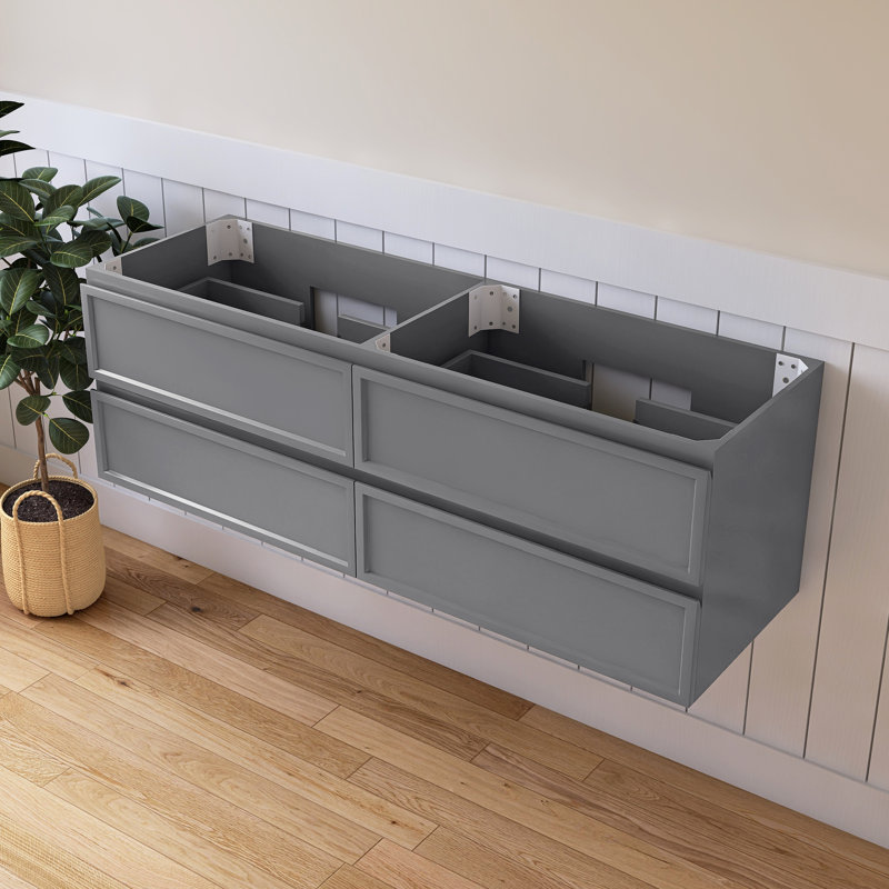 Base de meuble-lavabo simple mural Medunjess