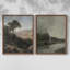 "Vintage Landscape", impression jet d'encre encadrée - ensemble de 2-933327480-933327482