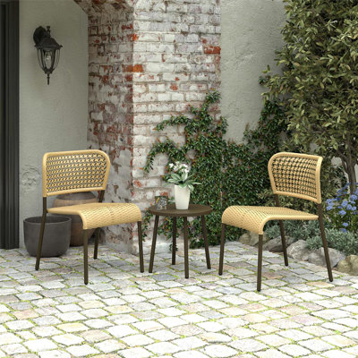 Briar 3-Piece Wicker Chat Set