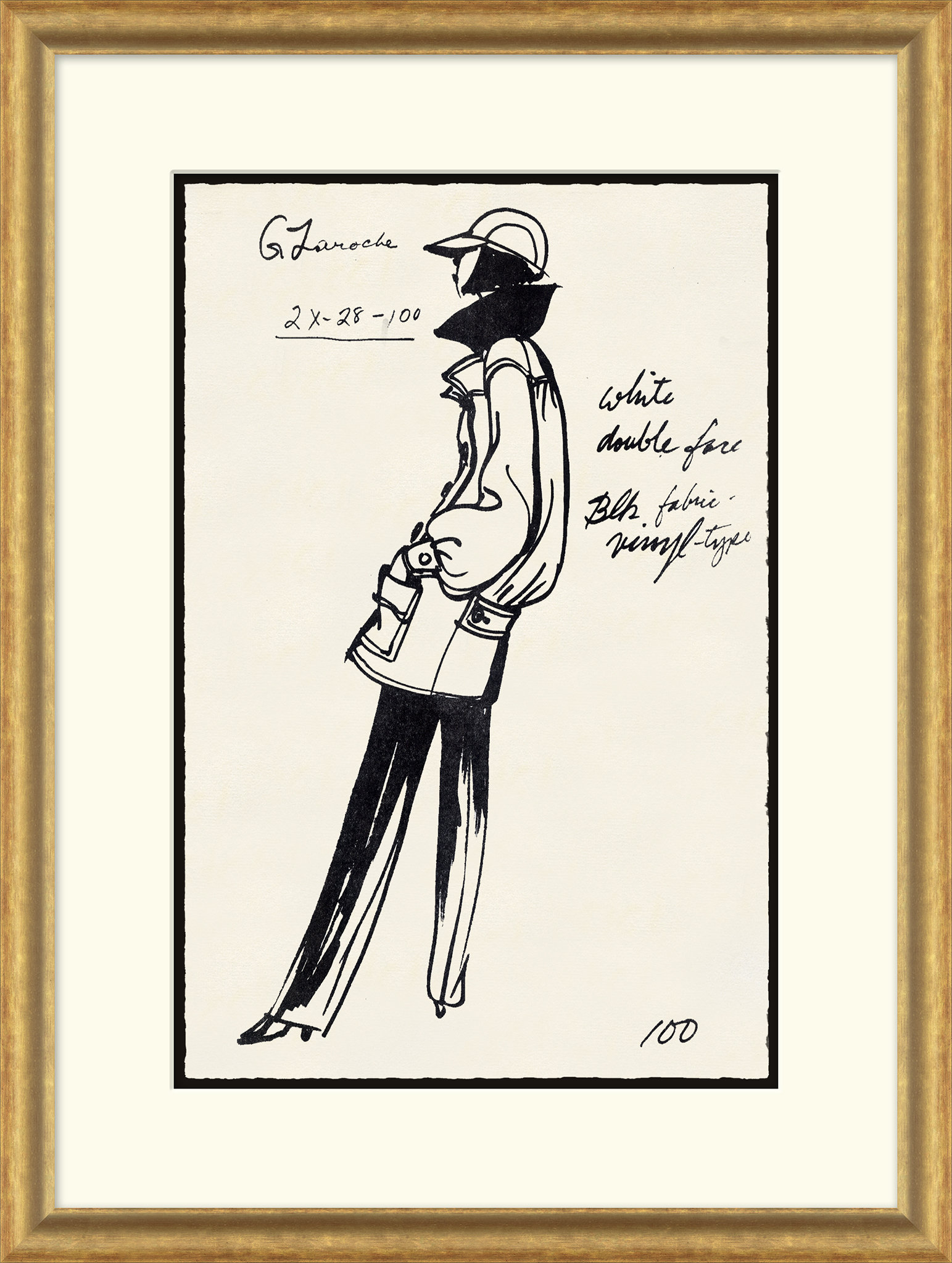 Soicher Marin Vintage Fashion Sketches by Soicher Marin Perigold