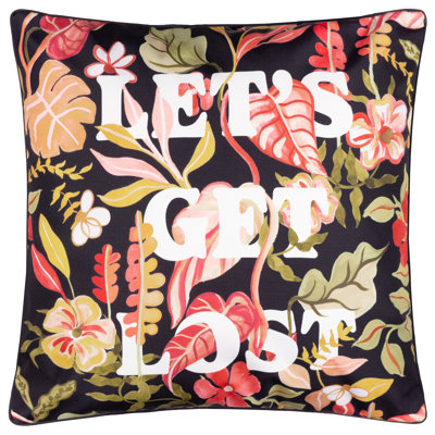 Tropical Bloom Indoor / Outdoor Floral Square Cushion Cover