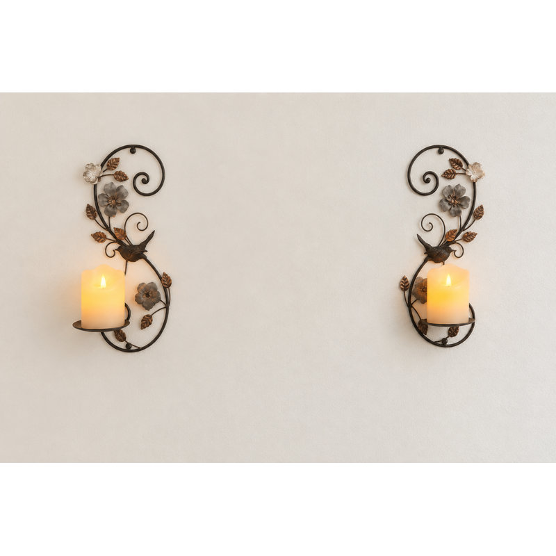 Wall Candle Sconces Set of 2