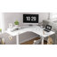 Bureau en L à hauteur ajustable Suzette-2101600393