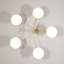 CELESTE LUMINESCENCE - Light 43'' Unique/Statement Modern Linear LED Flush Mount