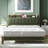 Dark Green Upholstered Platform Bed With Storage Headboard & Charging Station-2142413963
