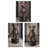 37.4" Brown Resin Decorative Objects