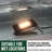 Black Low Voltage Integrated LED Metal Step Light Pack