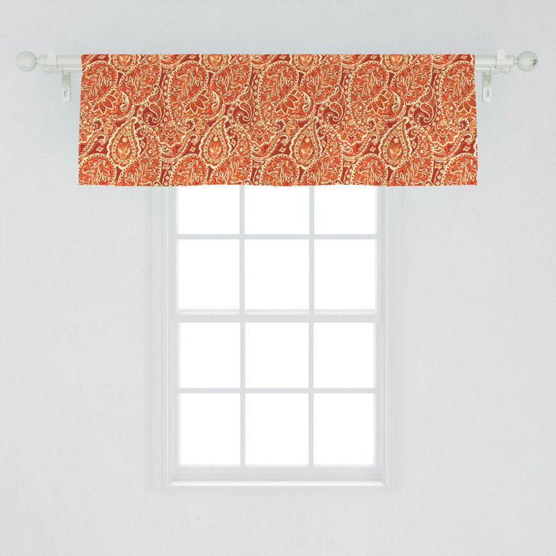 Paisley Tailored Window Valance