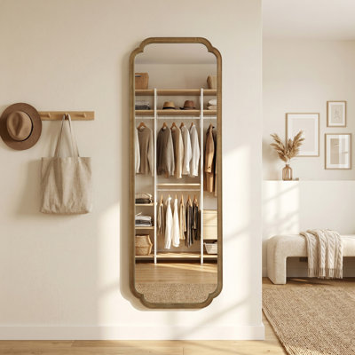 Miroir pleine grandeur en bois Mervine