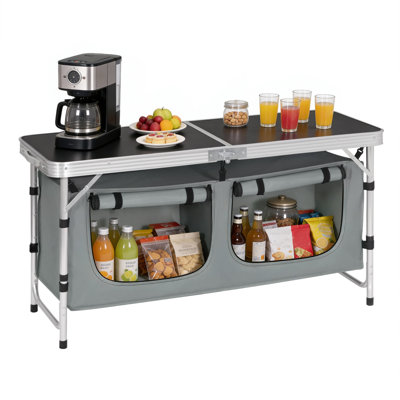 Wasco Rectangular Outdoor Camping Table - 120 cm W 47 cm D