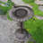Easter Compton Aluminum Pedestal Birdbath-1964197576