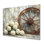 «Hydrangea by the Wagon Wheel», décoration murale en métal hydrangée, reproduction d'art traditionnelle en métal