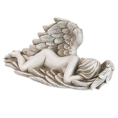 12.5 in. H Serene Solitude Angel Statue