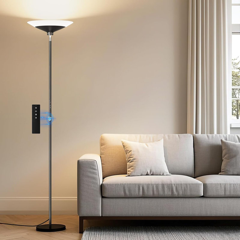 Lampe sur pied 72 "à DEL 72" avec télécommande / bouton, 1800Lm, 3000-6500K