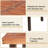 Caydren Acacia Wood Rectangular 30" Table