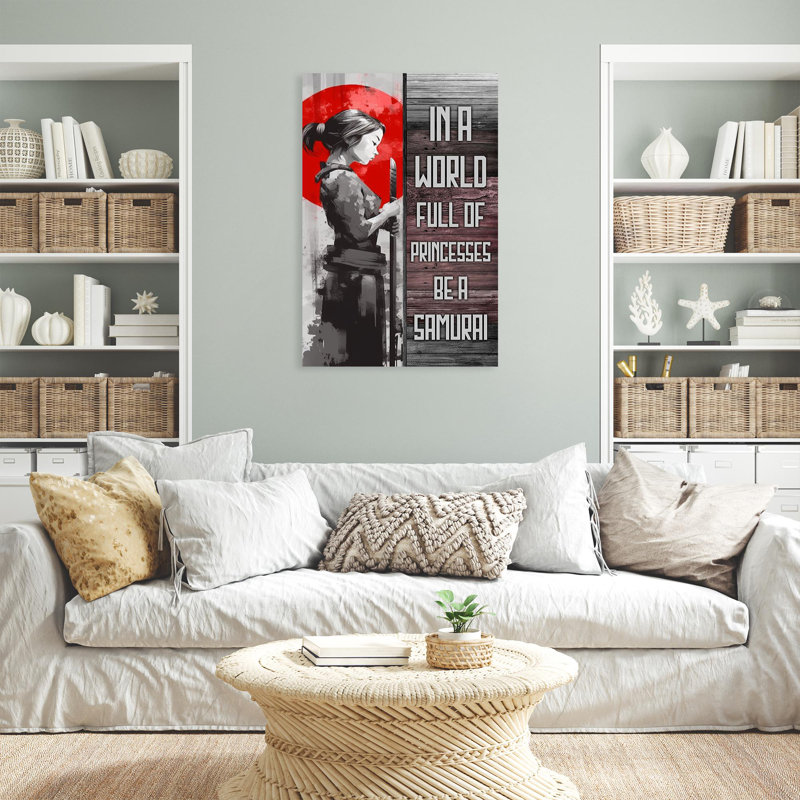 Be Be Samurai, impression sur toile, H 36 po x l 24 po x P 1,25 po