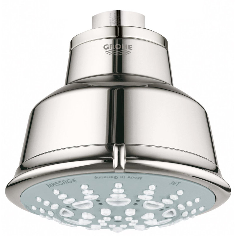 Relexa 100 Multi Function Rain Shower Head, Polished Nickel