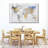 " Bianco Wood World Map Canvas Print " by Jorge S-92519720