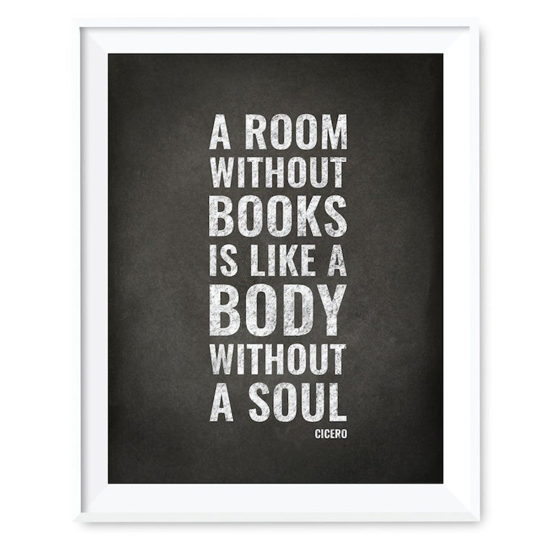 «a room without books», art textuel