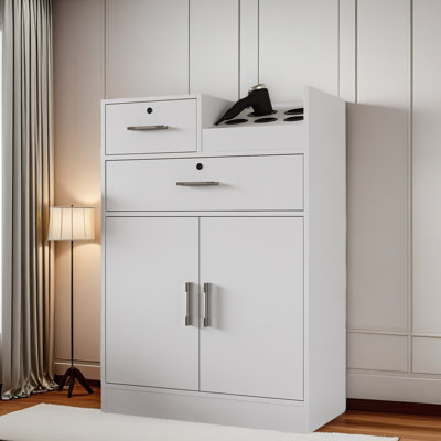 Armoire de rangement pour salon de beauté verrouillable