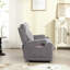Causeuse inclinable manuelle de 56,7 po de largeur avec porte-gobelets et rangement pour poche-820741678