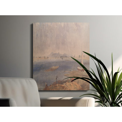 Decarlo 1 Piece Wrapped Canvas Wall Art Set