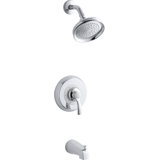 Fairfax Rite-Temp Bath and Shower Trim Set with Npt Spout, Valve Not Included