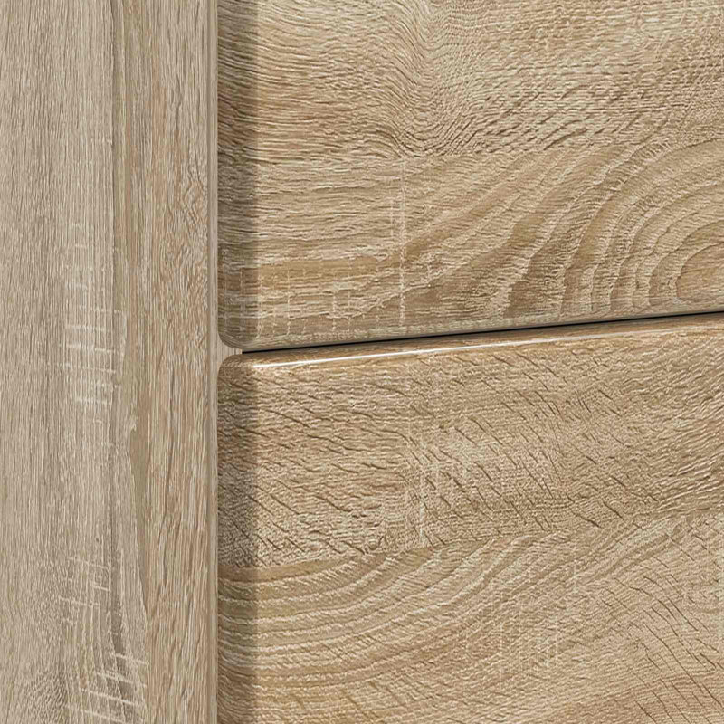 62cm W Manufactured Wood Bedside Table, Sonoma Oak