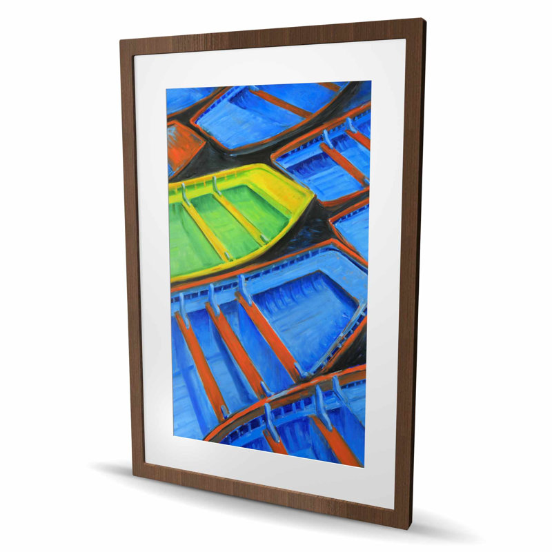 Petits canots - Bateau de transport, H 36 po x l 24 po, Brun