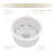 18'' L x 18"  W Undermount Kitchen Sink Round White Ceramic Kitchen Sink Undermount Single Bowl Sink