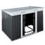 Aquavia 196 cm x 122 cm metal tool shed-40176737