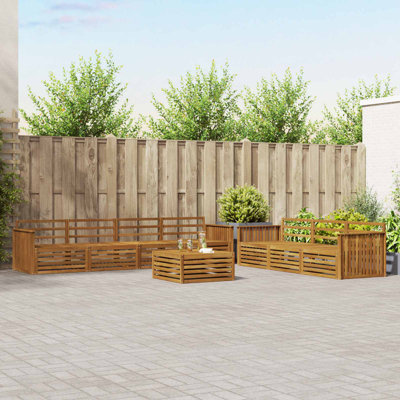 329cm Wide Patio Sectional Set