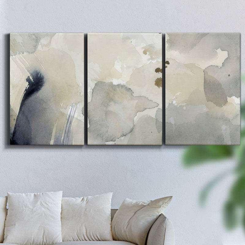 «Gilt Landscape II», impression sur toile tendue 3 pièces, H 60 po x l 120 po x P 2 po