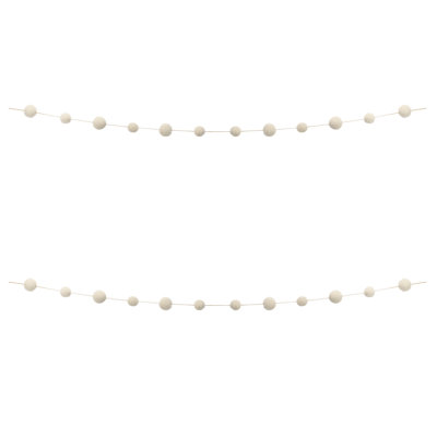Pom Pom String Garland (Set of 2)