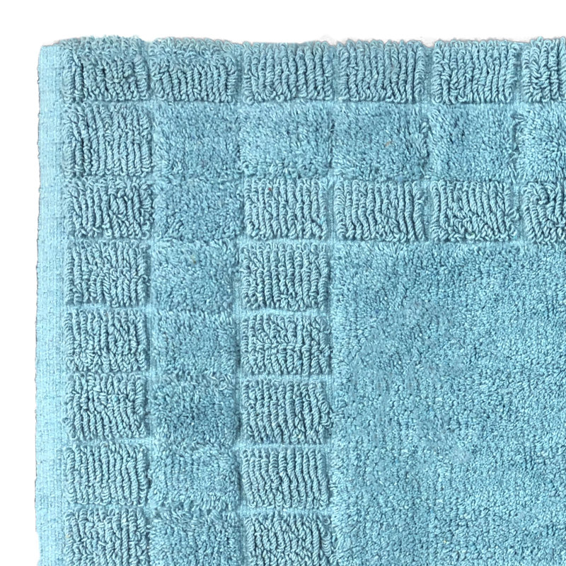 Cotton Bath Mat, Blue